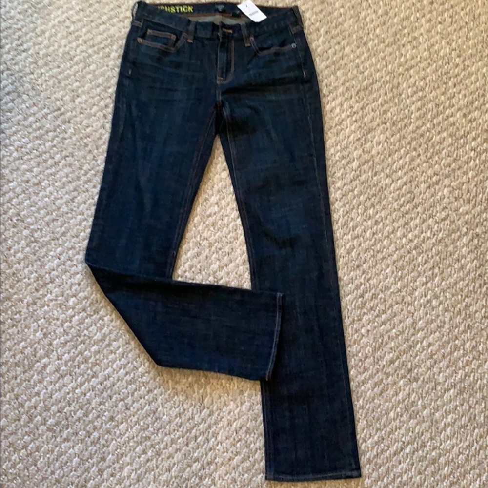 NWT J Crew Matchstick Jeans, 28